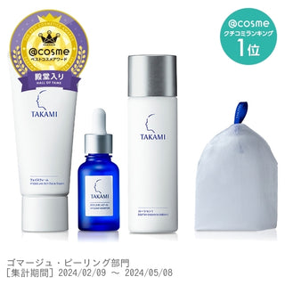 Takami Skin Care Kit Exfoliation Beauty Basic Care Set ( 30mL+80g+120mL )