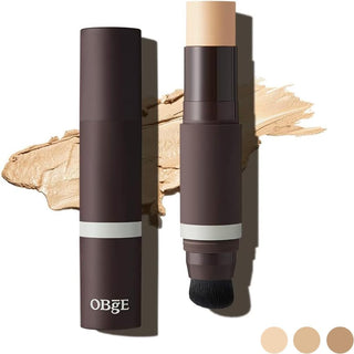 OBgE (OBJET) [Men's All-in-One BB Stick for Top-Notch Guys] Natural Coverage Foundation / Authentic Stick Foundation for Men. Easy to Apply, (Beige).