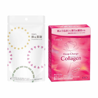 Iron & Folic Acid (limited package) 90 days & Deep Charge Collagen Stick Jelly 30 pcs.