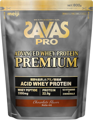 Meiji SAVAS Pro Advanced Whey Protein Premium Chocolate Flavor 800g