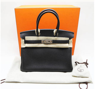 Used item] Hermes Birkin 30 Togo black silver hardware □N stamp handbag