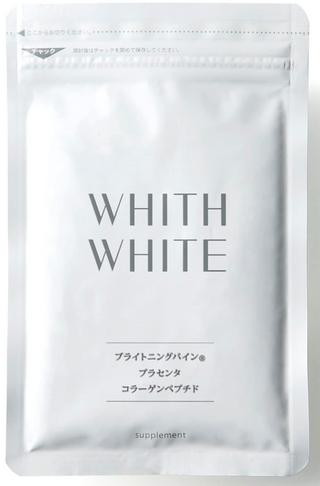 Whith White Supplement 60 Tablets Sun Protection Vitamin Collagen Placenta Made in Japan