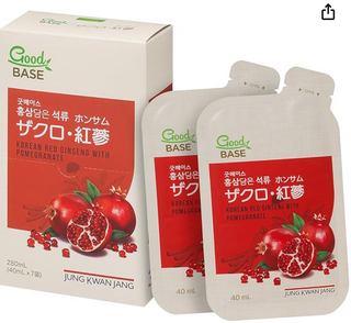 Jangganjang Pomegranate Red Ginseng Ginseng Supplement Korean Ginseng Red Ginseng (Hongsam) ginseng beauty pouch (40ml x 21 sachets) domestic regular product