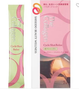 Shiseido The Collagen Cycle Shot Relax 2g x 7 bottles x 6-piece set